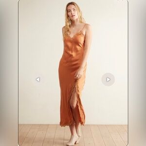 Spell & The Gypsy Rizzo Silk Slip Copper
